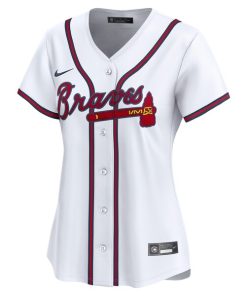 Alternative view of Spencer Strider Atlanta Braves Nike Women's Home Limited Player Jersey?¨C White