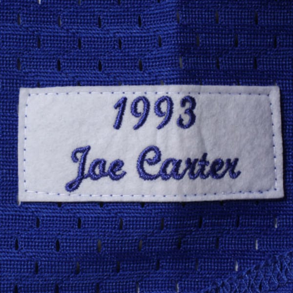 Joe Carter Toronto Blue Jays 1993 Authentic Cooperstown Collection Mesh Batting Practice Jersey - Royal - Image 7
