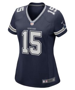 Alternative view of Ezekiel Elliott Dallas Cowboys Nike Women's Game Jersey - Navy