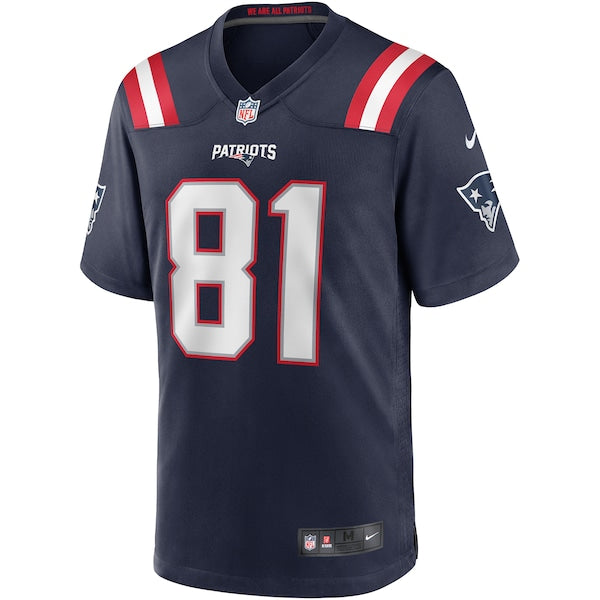 Randy Moss New England Patriots Nike Game Retired Player Jersey - Navy - Image 2