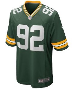 Alternative view of Reggie White Green Bay Packers Nike Game Retired Player Jersey - Green