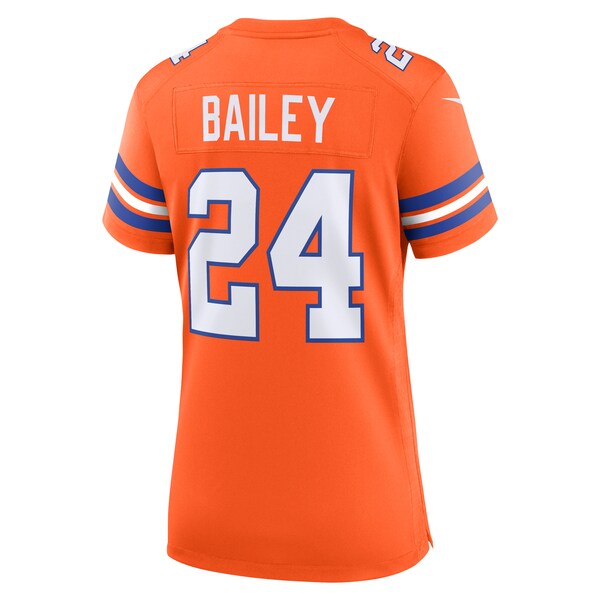 Champ Bailey Denver Broncos Nike Women's Mile High Collection 1977 Throwback Retired Player Game Jersey - Orange - Image 3