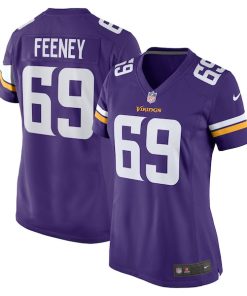 Dan Feeney Minnesota Vikings Nike Women's Team Game Jersey -  Purple