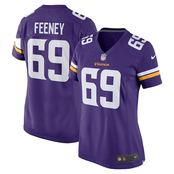 Dan Feeney Minnesota Vikings Nike Women's Team Game Jersey - Purple