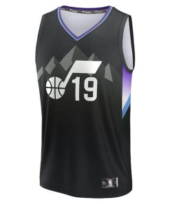 Alternative view of Ace Bailey Utah Jazz  Youth 2025 NBA Draft First Round Pick Fast Break Replica Jersey - Statement Edition - Black