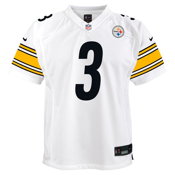 Russell Wilson Pittsburgh Steelers Nike Youth Player Game Jersey - White - Image 3