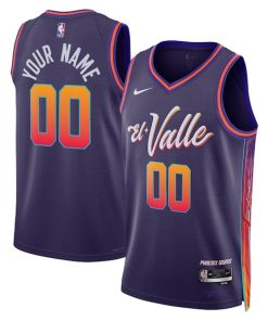 Phoenix Suns Nike Unisex 2023/24 Custom Swingman Jersey - Purple - City Edition