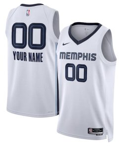 Memphis Grizzlies Nike Unisex Swingman Custom Jersey White - Association Edition