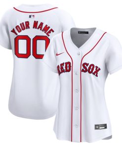 Boston Red Sox Nike Women's Home Limited Custom Jersey - White
