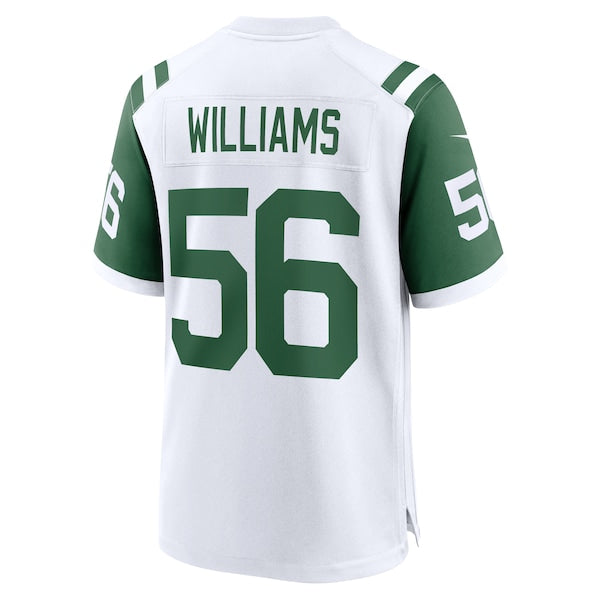 Quincy Williams New York Jets Nike Alternate Game Jersey - White - Image 3