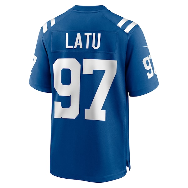 Laiatu Latu Indianapolis Colts Nike 2024 NFL Draft First Round Pick Player Game Jersey - Royal - Image 3