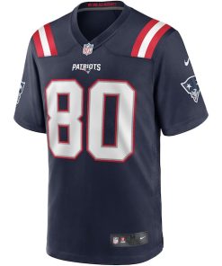 Alternative view of Troy Brown New England Patriots Nike Game Retired Player Jersey - Navy