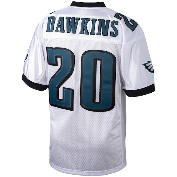 Brian Dawkins Philadelphia Eagles 2004 Authentic Throwback Retired Player Jersey - White/Black - Image 4