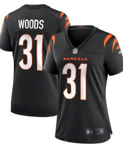 Ickey Woods Cincinnati Bengals Nike Women's Retired Player Game Jersey - Black