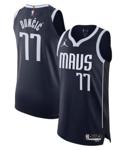 Luka Don?i? Dallas Mavericks Jordan Brand Authentic Player Jersey - Statement Edition - Navy