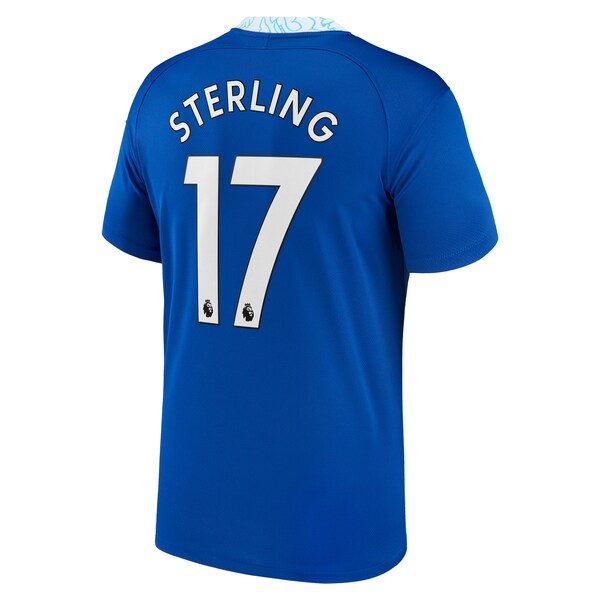 Raheem Sterling Chelsea Nike 2022/23 Home Breathe Stadium Replica Player Jersey - Blue - Image 4