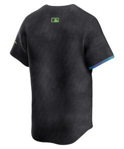 Alternative view of Tampa Bay Rays Nike City Connect Limited Jersey - Black