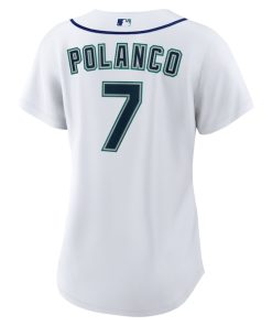 Alternative view of Jorge Polanco Seattle Mariners Nike Women's Home Replica Jersey - White