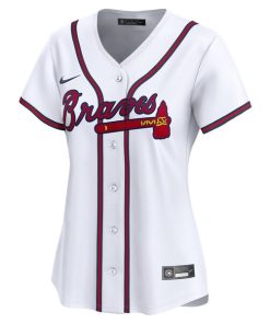 Alternative view of Matt Olson Atlanta Braves Nike Women's Home Limited Player Jersey - White