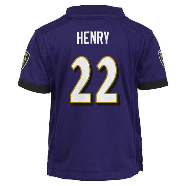 Derrick Henry Baltimore Ravens Nike Toddler Game Jersey - Purple - Image 3
