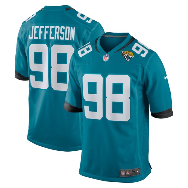 Jordan Jefferson Jacksonville Jaguars Nike Team Game Jersey - Teal
