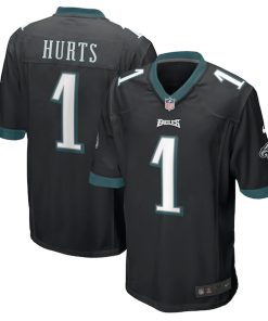 Jalen Hurts Philadelphia Eagles Nike Game Jersey - Black