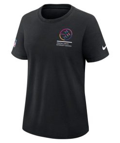 Alternative view of Pittsburgh Steelers Nike Women's 2025 NFL Crucial Catch Tri-Blend Dri-FIT T-Shirt - Black