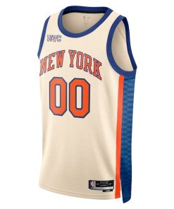 Alternative view of New York Knicks Nike Unisex 2025/26 City Edition Swingman Custom Jersey - Cream