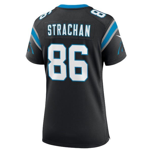 Mike Strachan Carolina Panthers Nike Women's Game Jersey - Black - Image 3