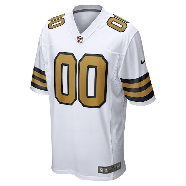 New Orleans Saints Nike Alternate Custom Game Jersey - White - Image 2