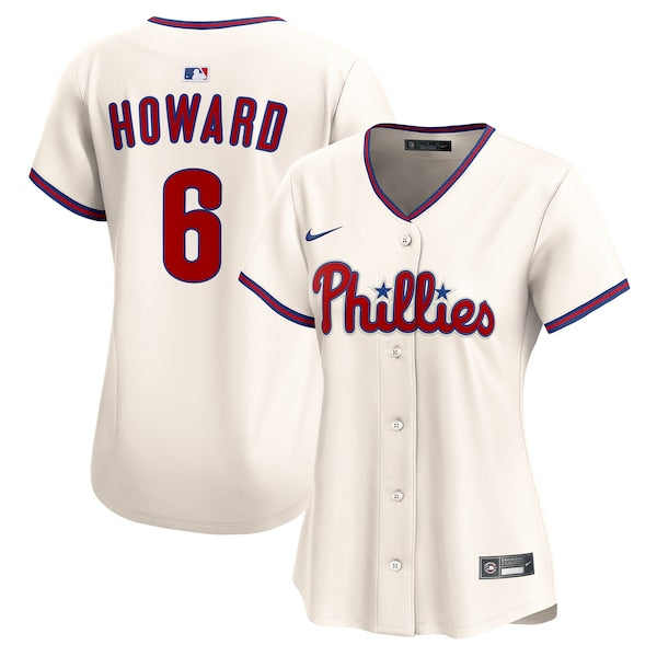 Ryan Howard Philadelphia Phillies Nike Women's Alternate 2 Limited Jersey?ยจC Cream/Light Blue/White