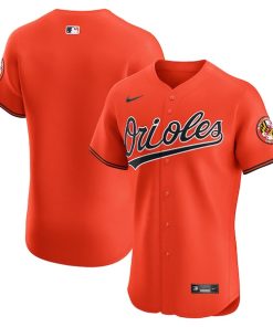Baltimore Orioles Nike Alternate 2  Elite Jersey - Orange/White/Black