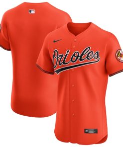 Baltimore Orioles Nike Alternate Vapor Premier Elite Patch Jersey - Orange