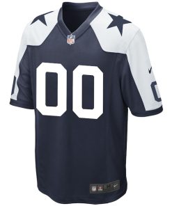 Alternative view of Dallas Cowboys Nike Alternate Custom Game Jersey - Navy