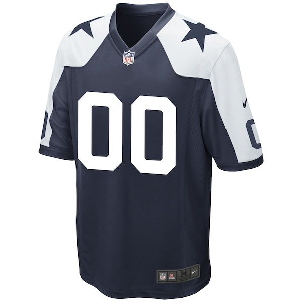 Dallas Cowboys Nike Alternate Custom Game Jersey - Navy - Image 2