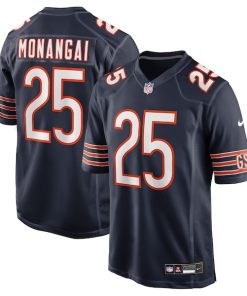 Kyle Monangai Chicago Bears Nike Team Game Jersey -  Navy