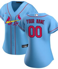 St. Louis Cardinals Nike Women's Alternate Replica Custom Jersey - Blue