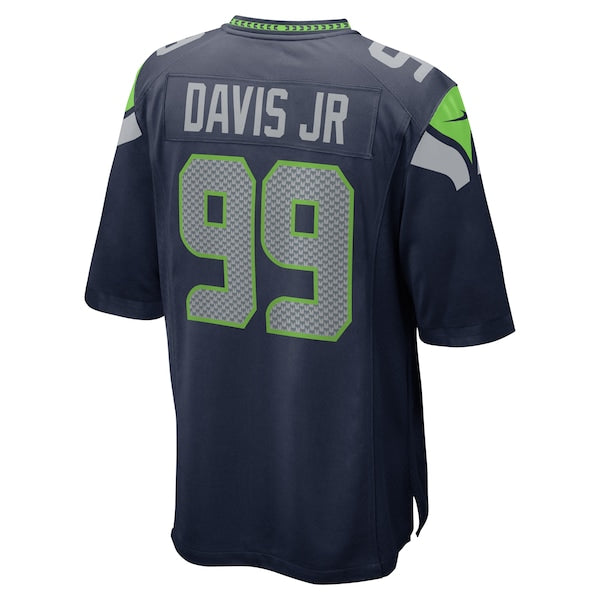 Carl Davis Jr. Seattle Seahawks Nike Game Jersey - College Navy - Image 3