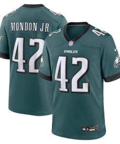 Smael Mondon Jr. Philadelphia Eagles Nike Team Game Jersey - Midnight Green