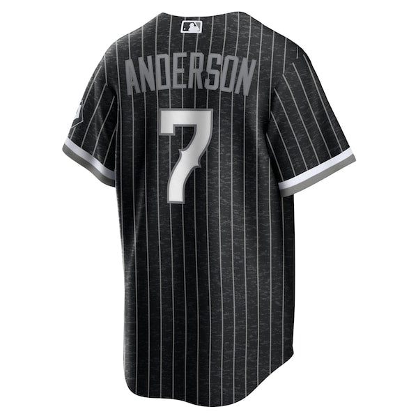 Tim Anderson Chicago White Sox Nike City Connect Replica Player Jersey - Black - Image 3