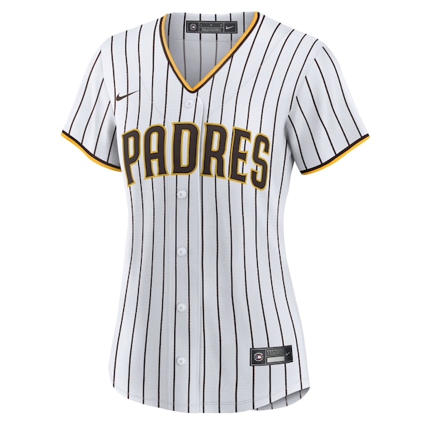 San Diego Padres Nike Women's Home Blank Replica Jersey - White - Image 2