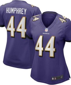 Alternative view of Marlon Humphrey Baltimore Ravens Nike Women's Game Player Jersey - Purple/Black