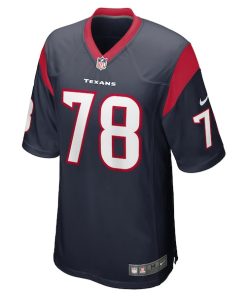 Alternative view of Laremy Tunsil Houston Texans Nike Game Jersey - Navy