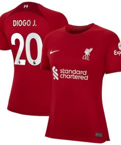 Diogo Jota Liverpool Nike Women's 2022/23 Home Breathe Stadium Replica Player Jersey - Red