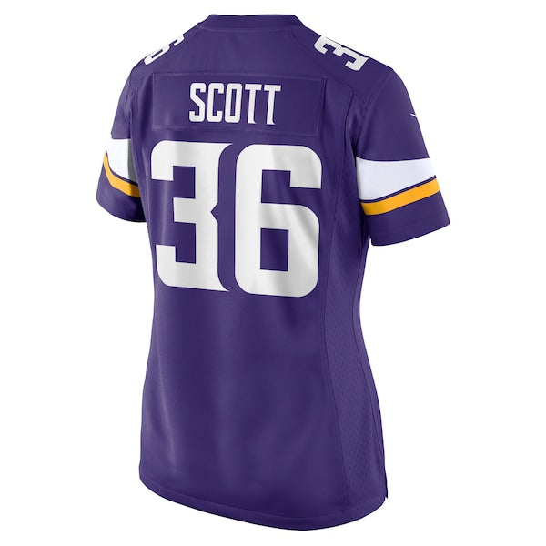 Zavier Scott Minnesota Vikings Nike Women's Team Game Jersey - Purple - Image 3