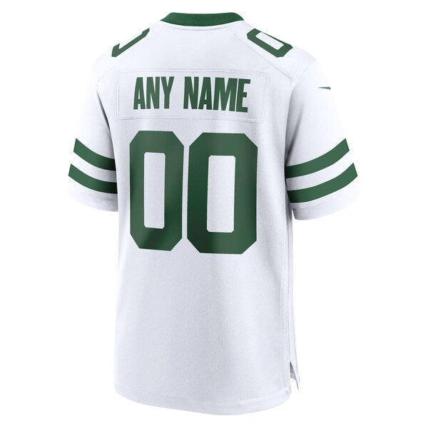 New York Jets Nike Custom Game Jersey - Legacy White - Image 3