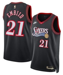Joel Embiid Philadelphia 76ers Nike Unisex  Swingman Jersey - Classic Edition - Black