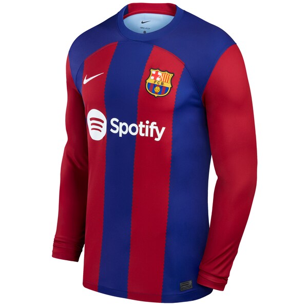 Ilkay G¨¹ndogan Barcelona Nike 2023/24 Home Stadium Replica Long Sleeve Player Jersey - Royal - Image 2