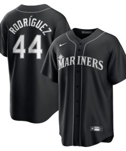 Julio Rodr¨ªguez Seattle Mariners Nike Lights Out Replica Player Jersey - Black