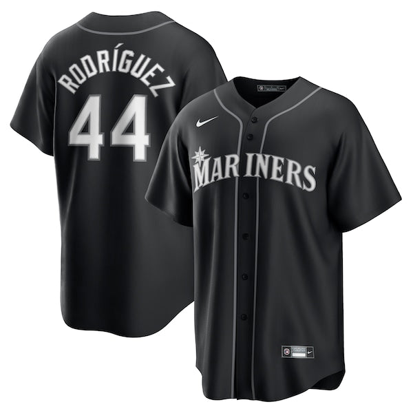 Julio Rodr¨ªguez Seattle Mariners Nike Lights Out Replica Player Jersey - Black